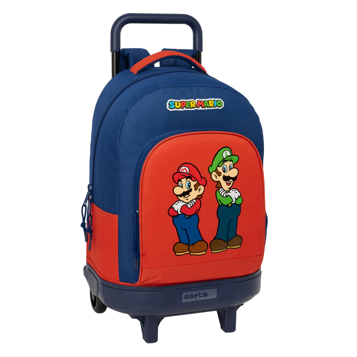 Schoolrugzak Super Mario Mamma mia Rood Marineblauw 33 x 45 x 22 cm