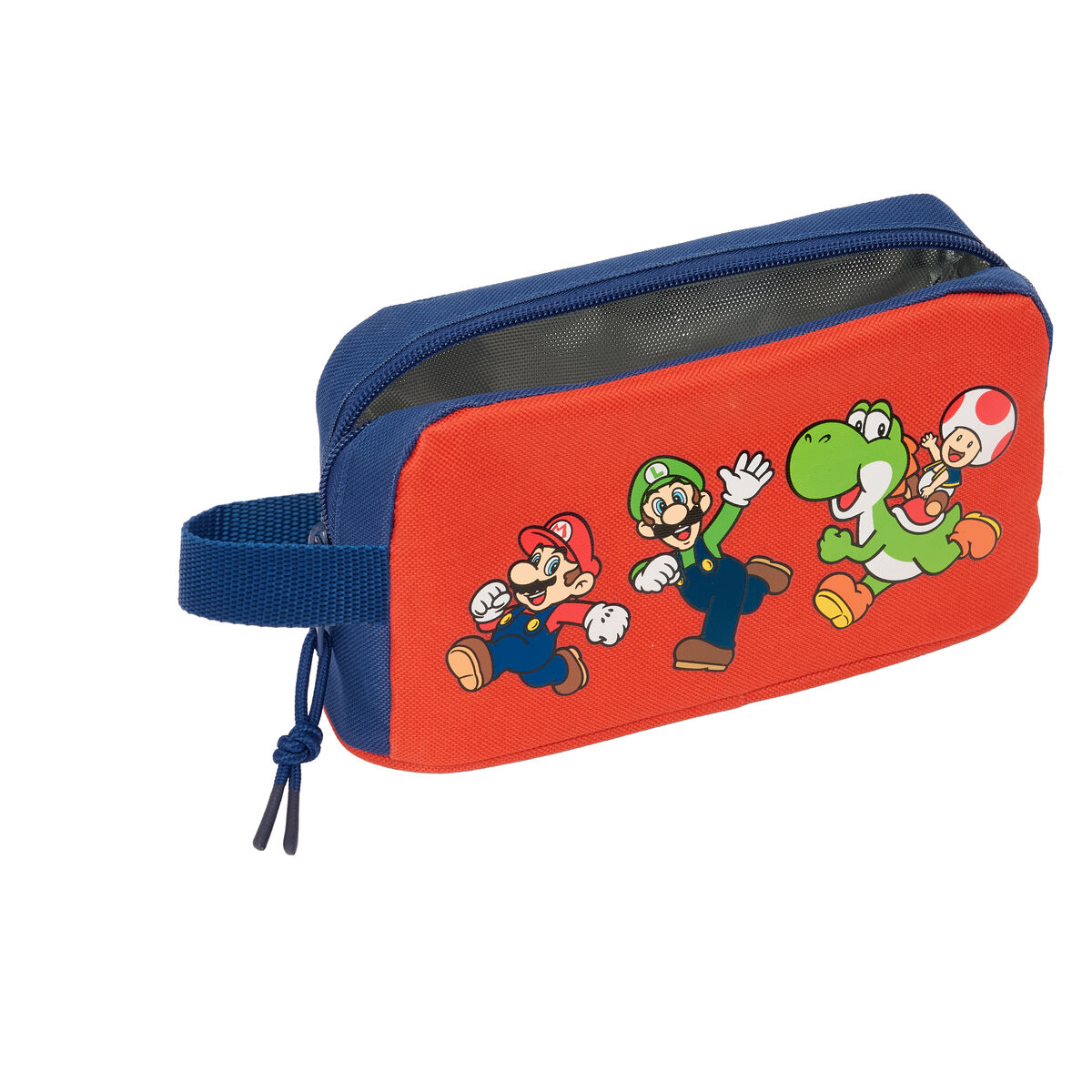 Thermische Snacktas Super Mario Mamma mia Rood Marineblauw 21,5 x 12 x 6,5 cm