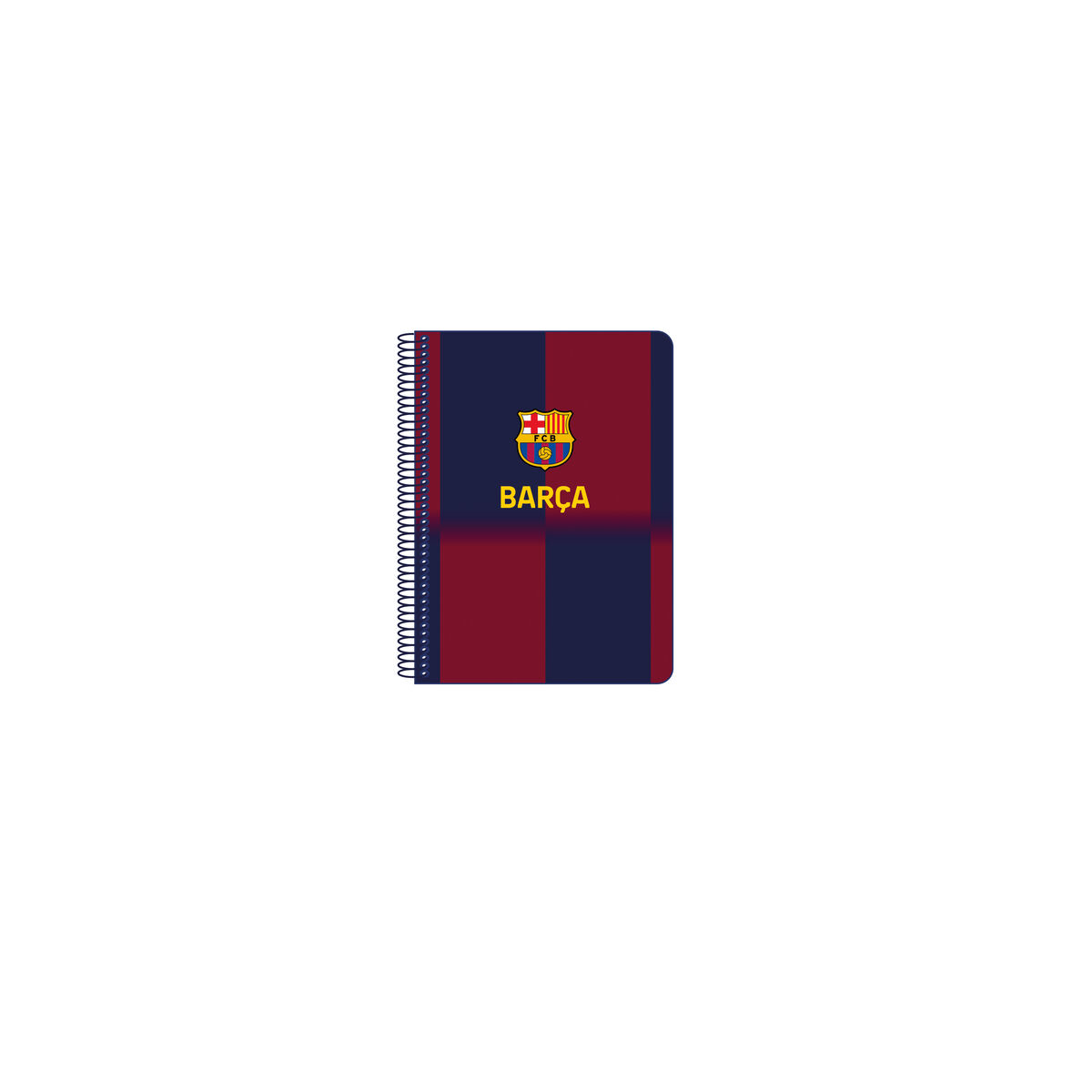 Carnet F.C. Barcelona Bleu Bordeaux A5 80 Volets