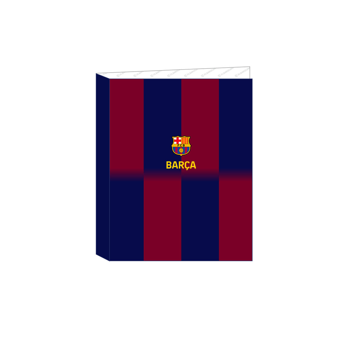 Φάκελος δακτυλίου F.C. Barcelona Μπλε Μπορντό A4 26.5 x 33 x 4 cm