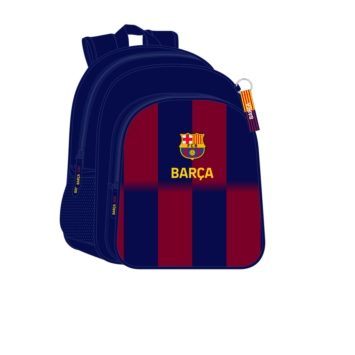 Σχολική Τσάντα F.C. Barcelona Μπλε Μπορντό 32 x 38 x 12 cm