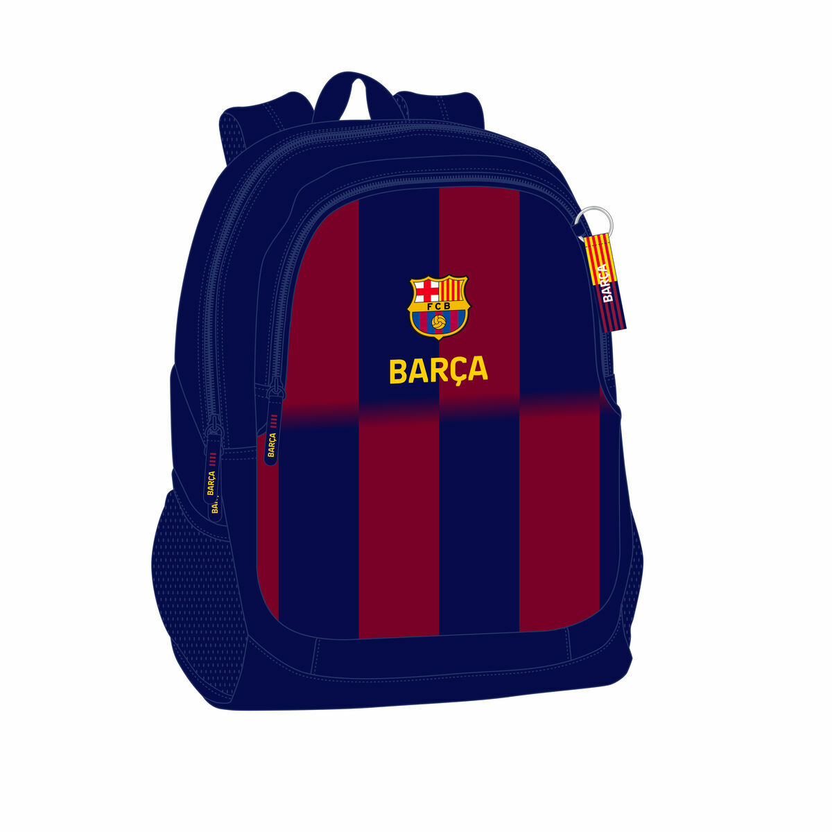 Cartable F.C. Barcelona Bleu Bordeaux 32 x 44 x 16 cm