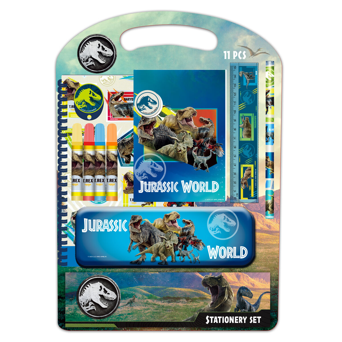 Set de Papelería Jurassic World Arena