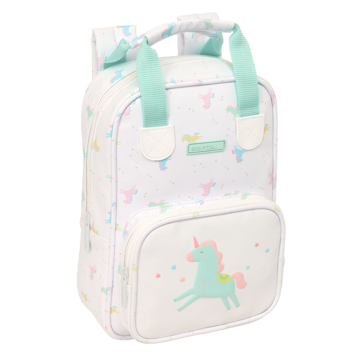 Schoolrugzak Safta Unicornio Beige 20 x 28 x 8 cm