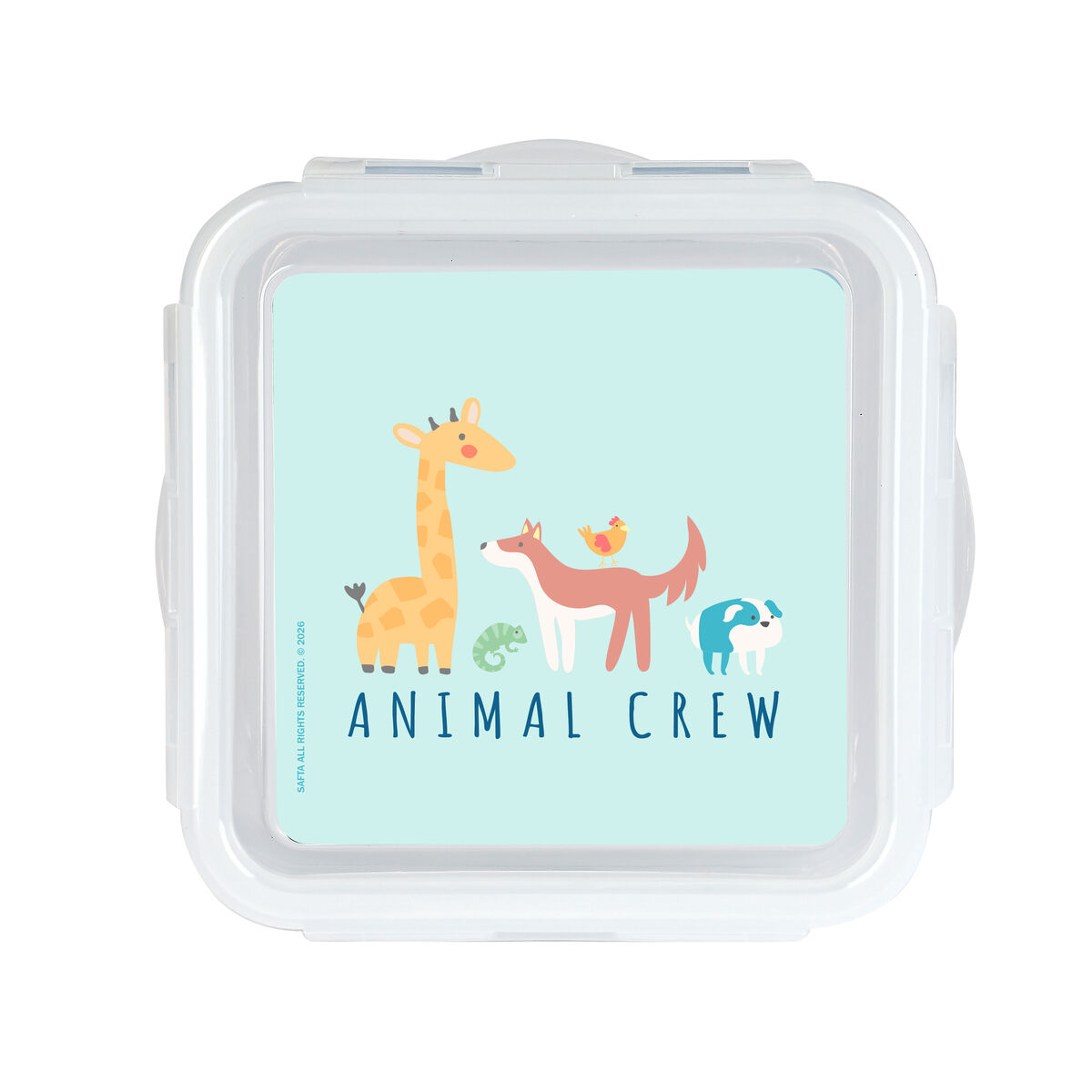 Lunch box Safta Pandi Blue Polyurethane Children's, view 2