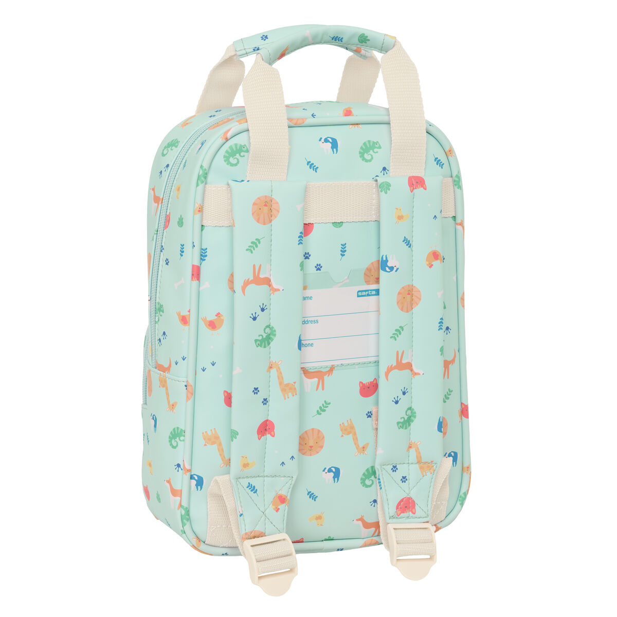 Schoolrugzak Safta Pandi Licht Blauw 20 x 28 x 8 cm
