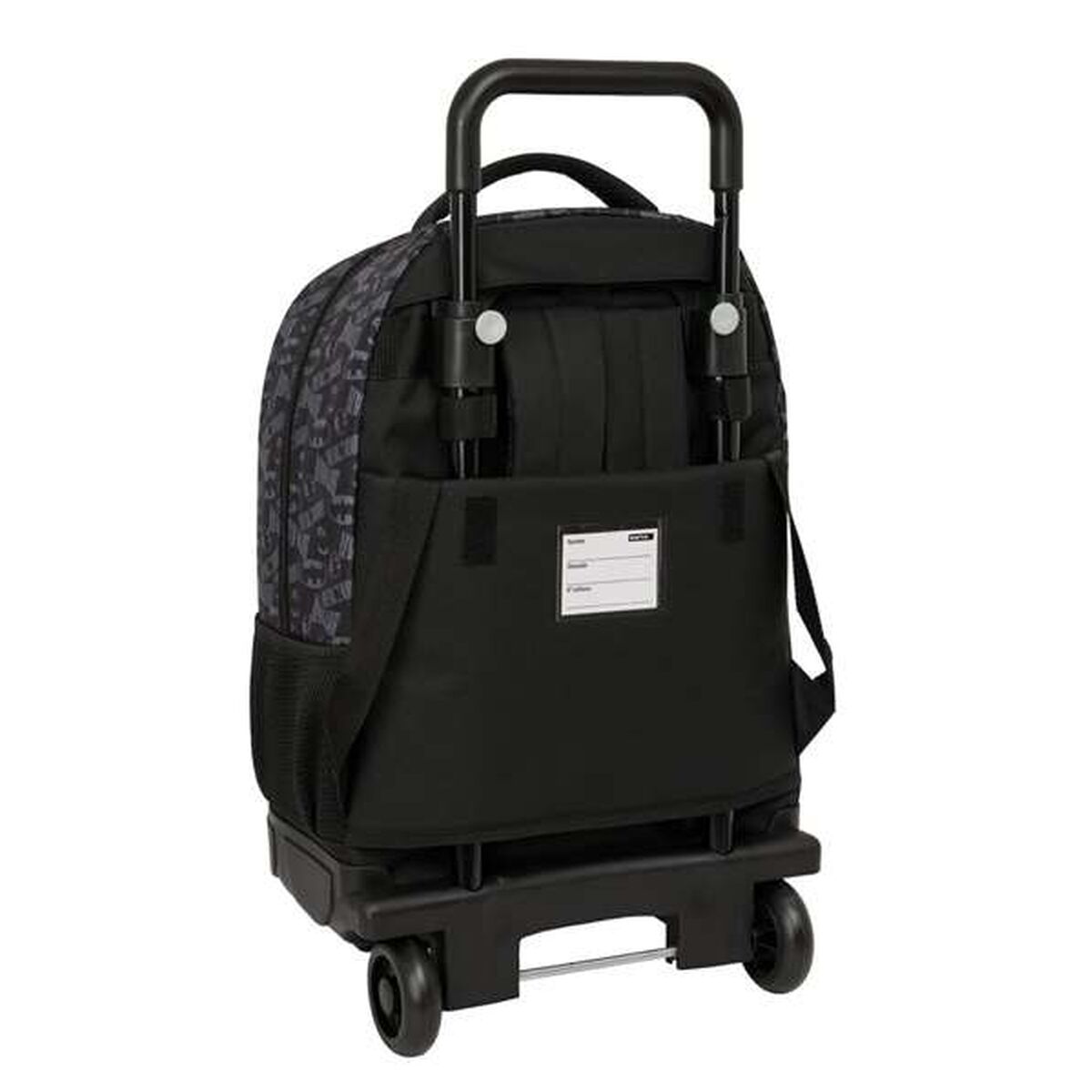 Schoolrugzak met Wielen Batman Zwart 33 x 45 x 22 cm