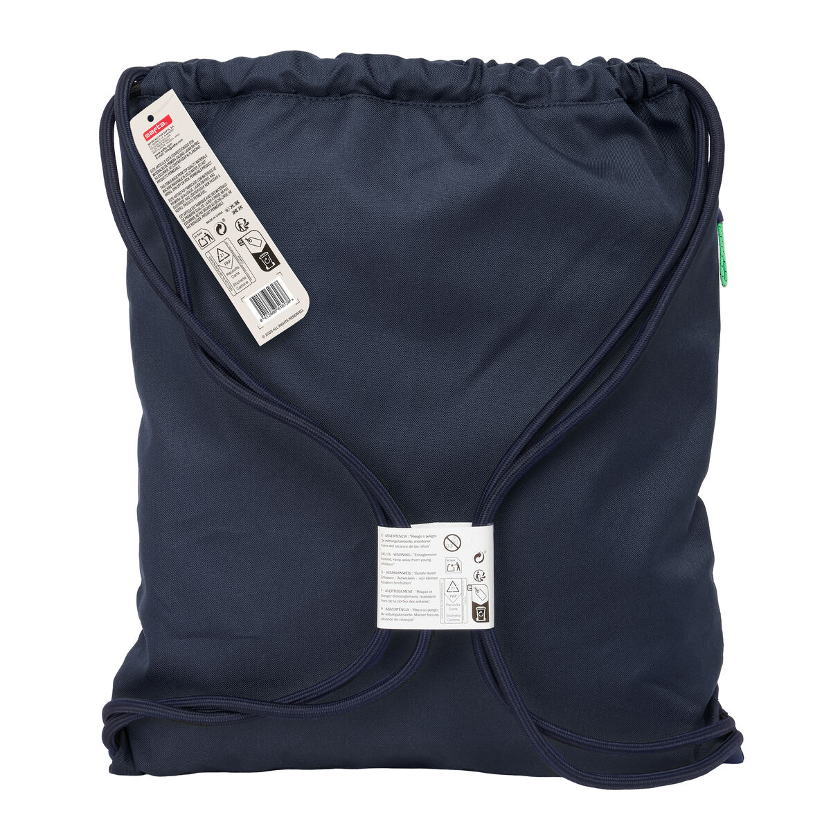 Backpack with Strings El Nio Navy Navy Blue 35 x 40 x 1 cm