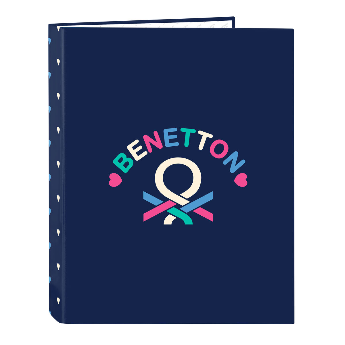 Ring binder Benetton Drop Multicolour A4 26.5 x 33 x 4 cm Ring binder Benetton Drop Multicolour A4 26.5 x 33 x 4 cm