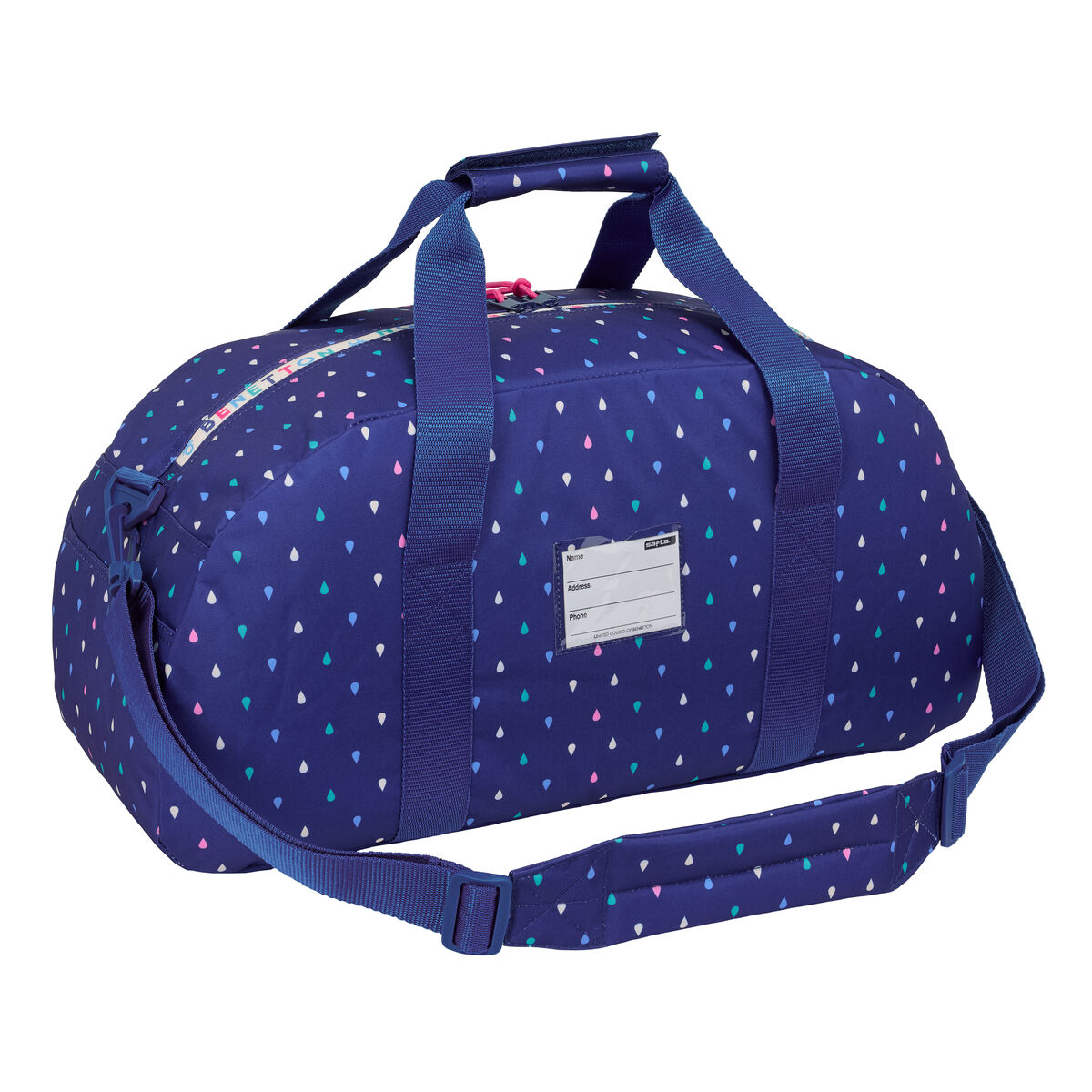 Sports bag Benetton Drop Multicolour 50 x 26 x 20 cm