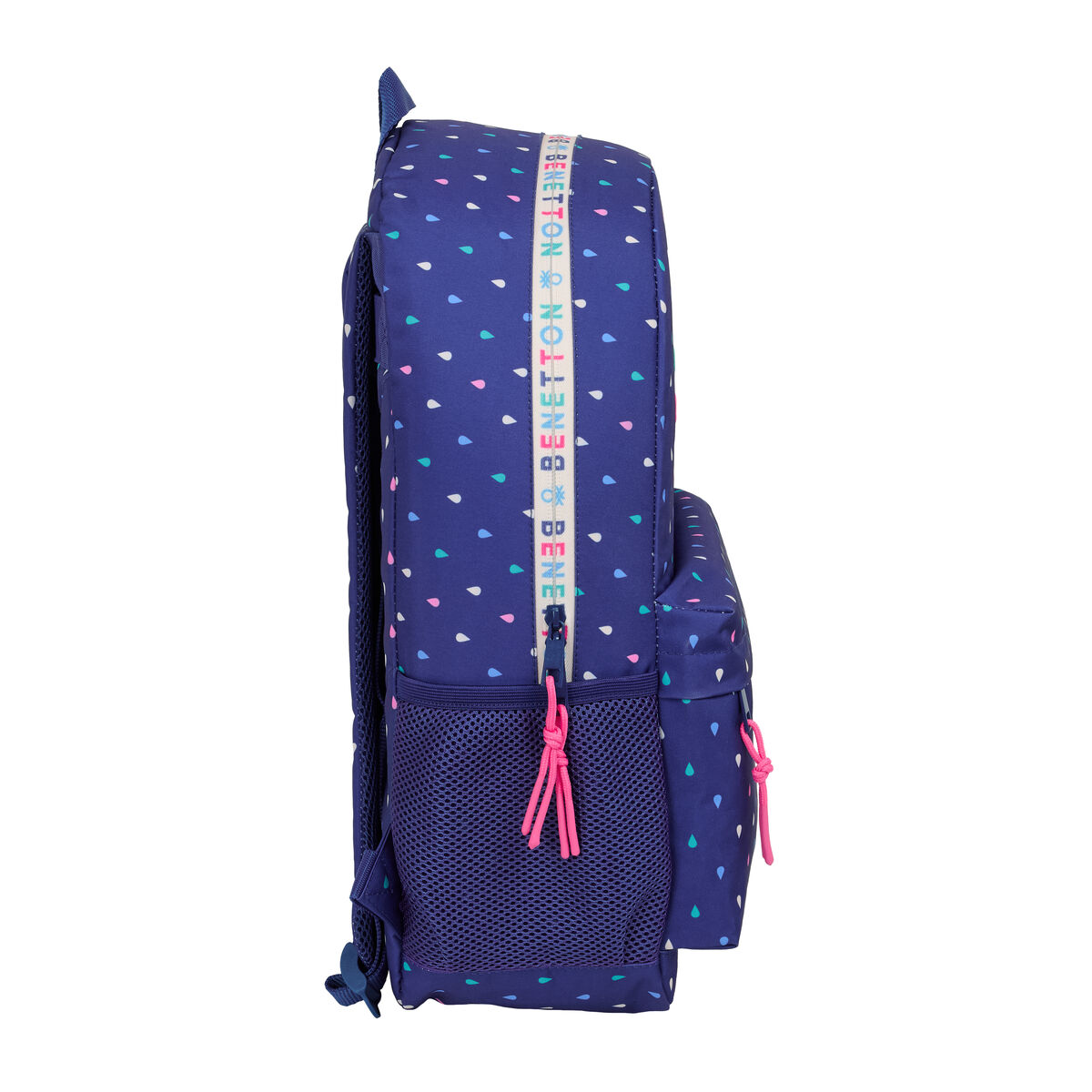 School Bag Benetton Drop Multicolour 30 x 46 x 14 cm