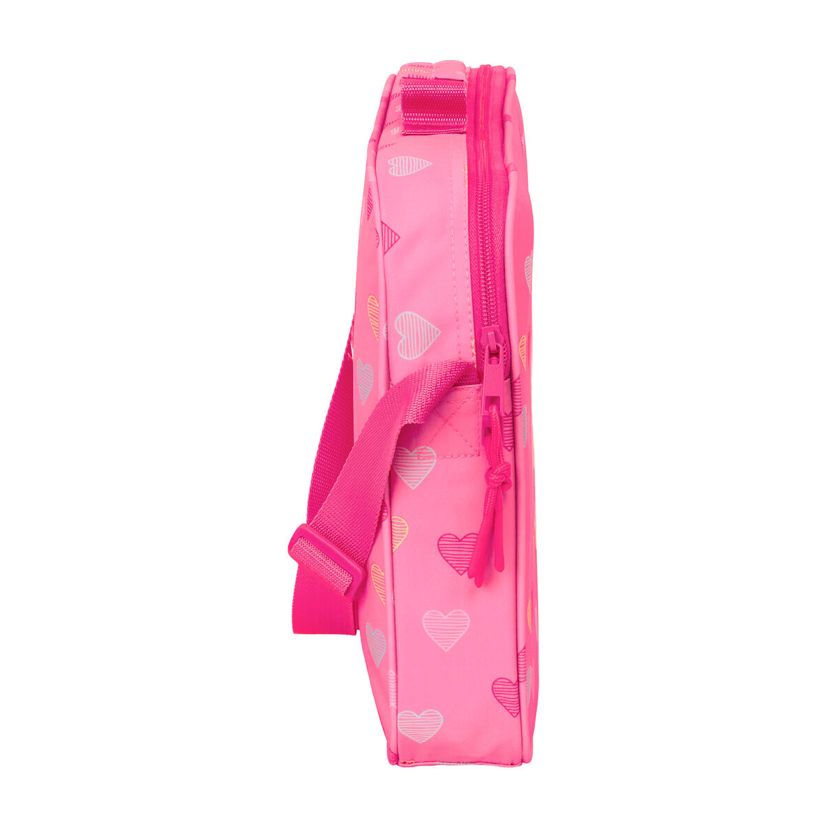 School Bag Benetton Heart Pink 38 x 28 x 6 cm