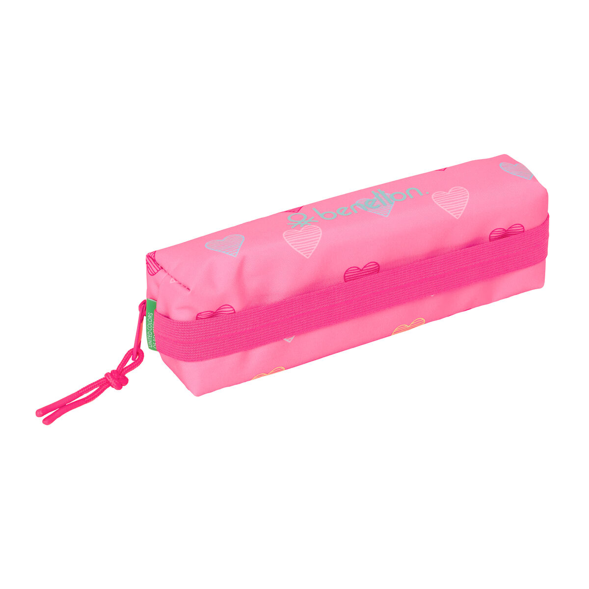 Holdall Benetton Heart Pink 22 x 4 x 7 cm