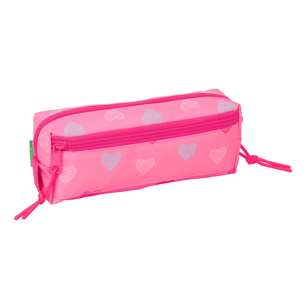 Holdall Benetton Heart Pink 22 x 8,5 x 6 cm