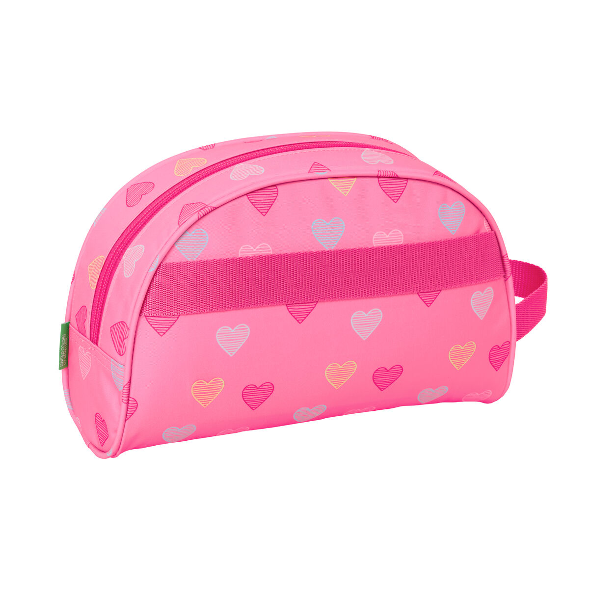 Travel Vanity Case Benetton Heart Pink 28 x 18 x 10 cm