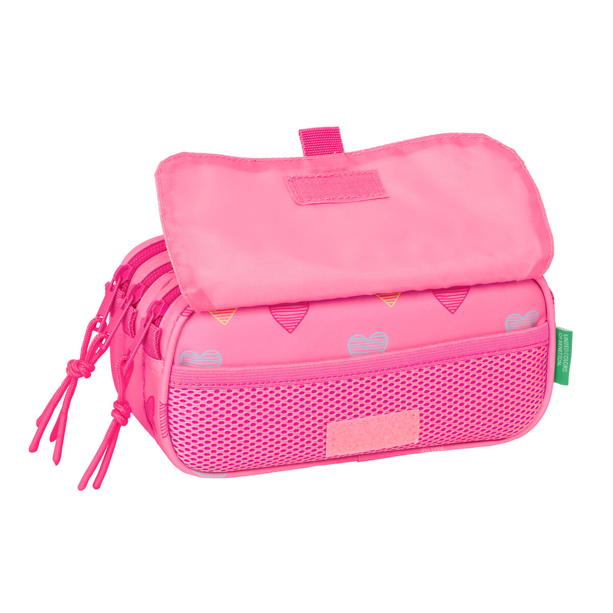 Holdall Benetton Heart Pink 21,5 x 10 x 8 cm