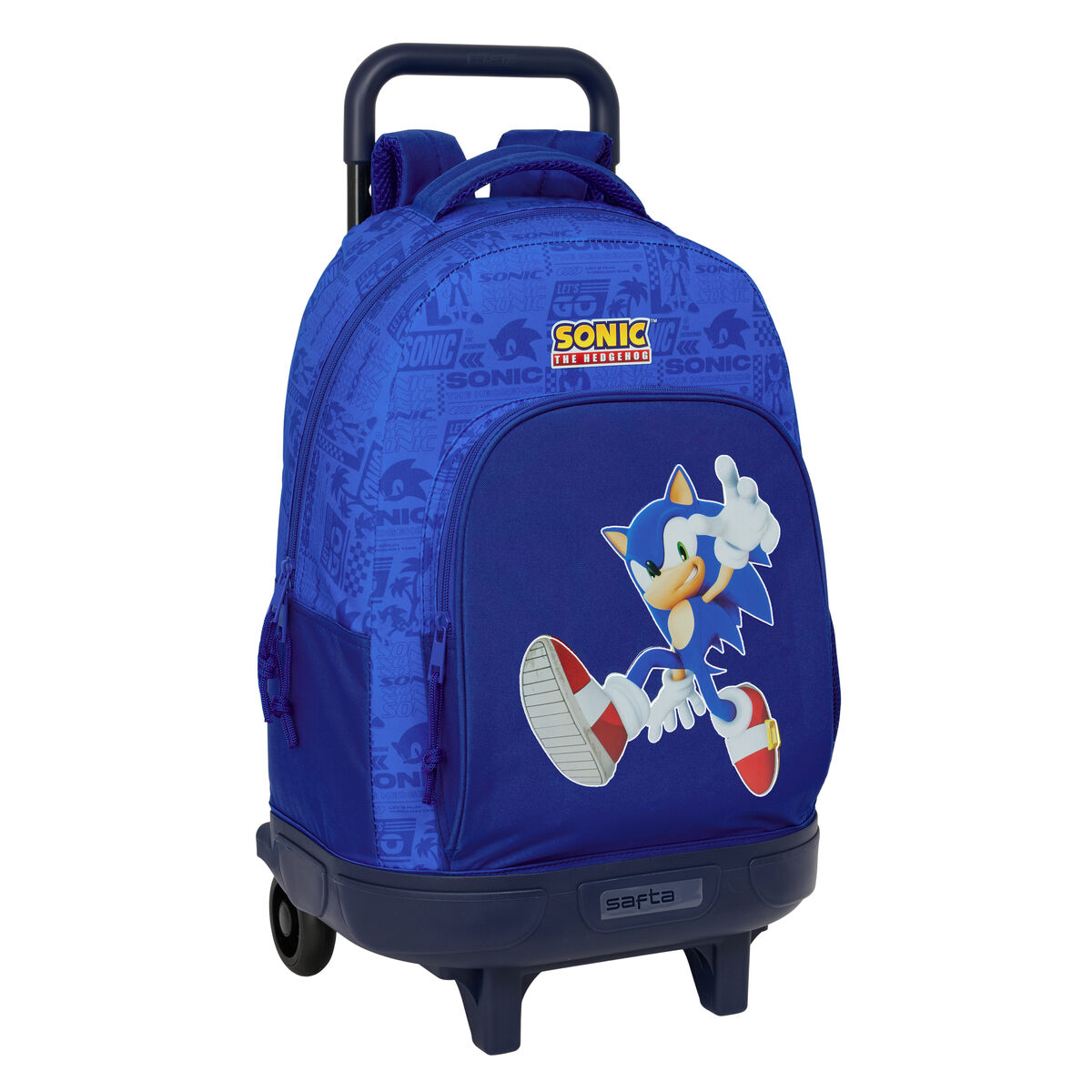 Schoolrugzak Sonic Blauw 33 x 45 x 22 cm