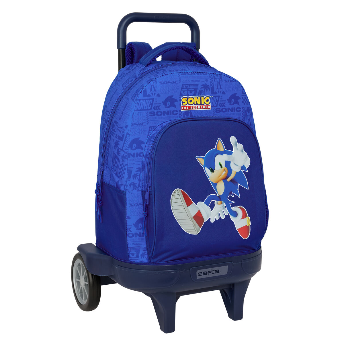 Schoolrugzak Sonic Blauw 33 x 45 x 22 cm