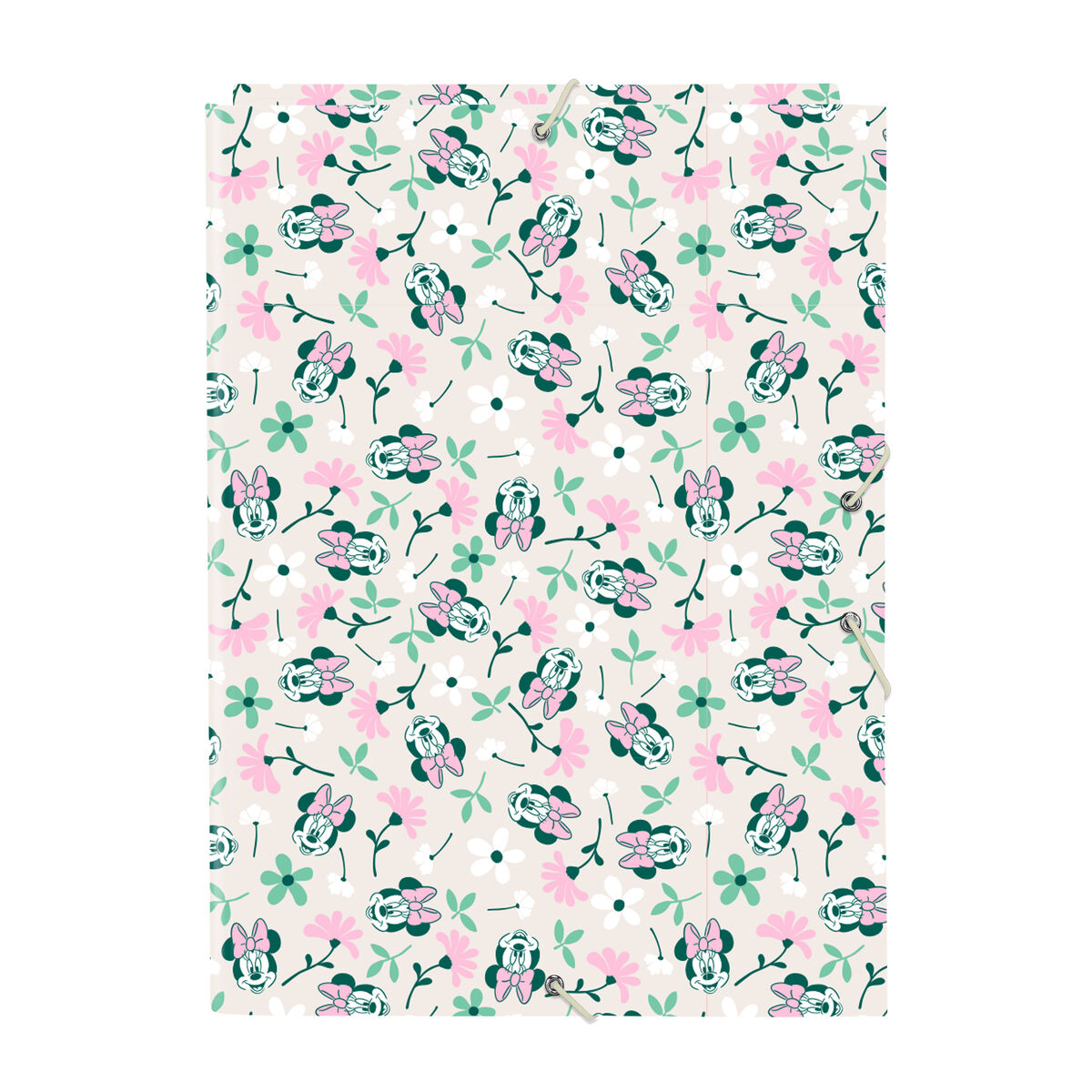Ring binder Minnie Mouse Minty Pink A4 26 x 33.5 x 2.5 cm