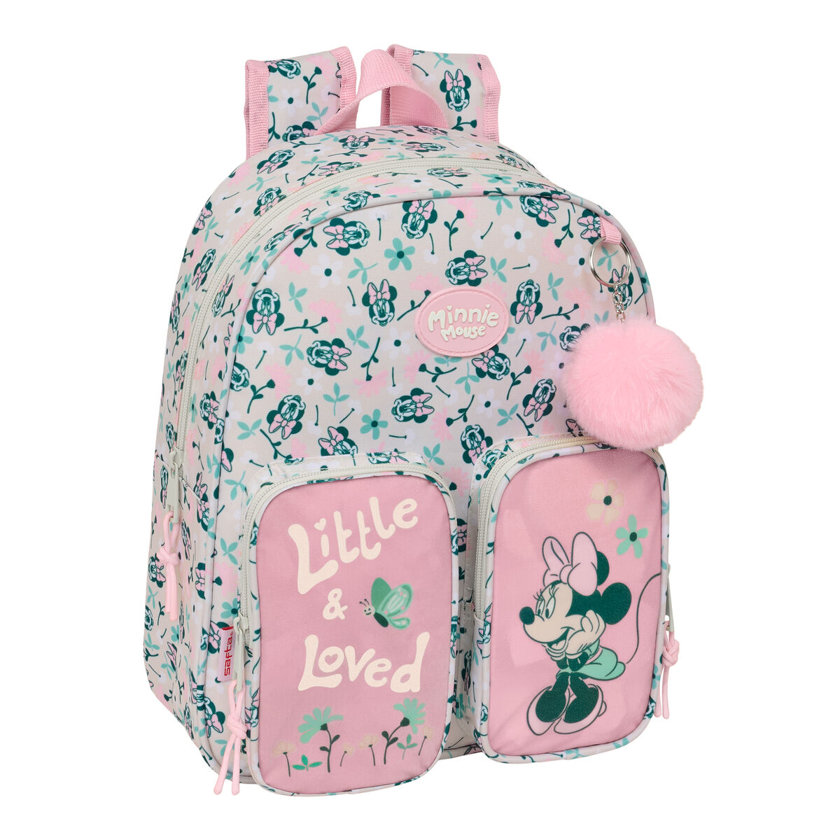 Schoolrugzak Minnie Mouse Minty Roze 28 x 34 x 10 cm