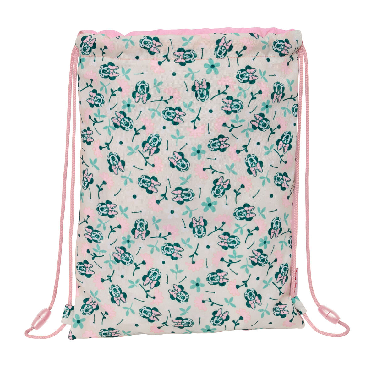 Rugtas met Koordjes Minnie Mouse Minty Roze 26 x 34 x 1 cm