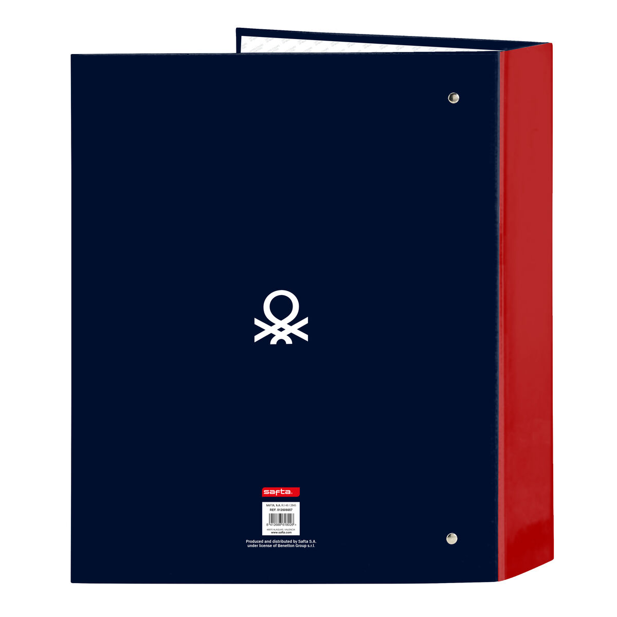 Ring binder Benetton Together Navy Blue A4 27 x 33 x 6 cm