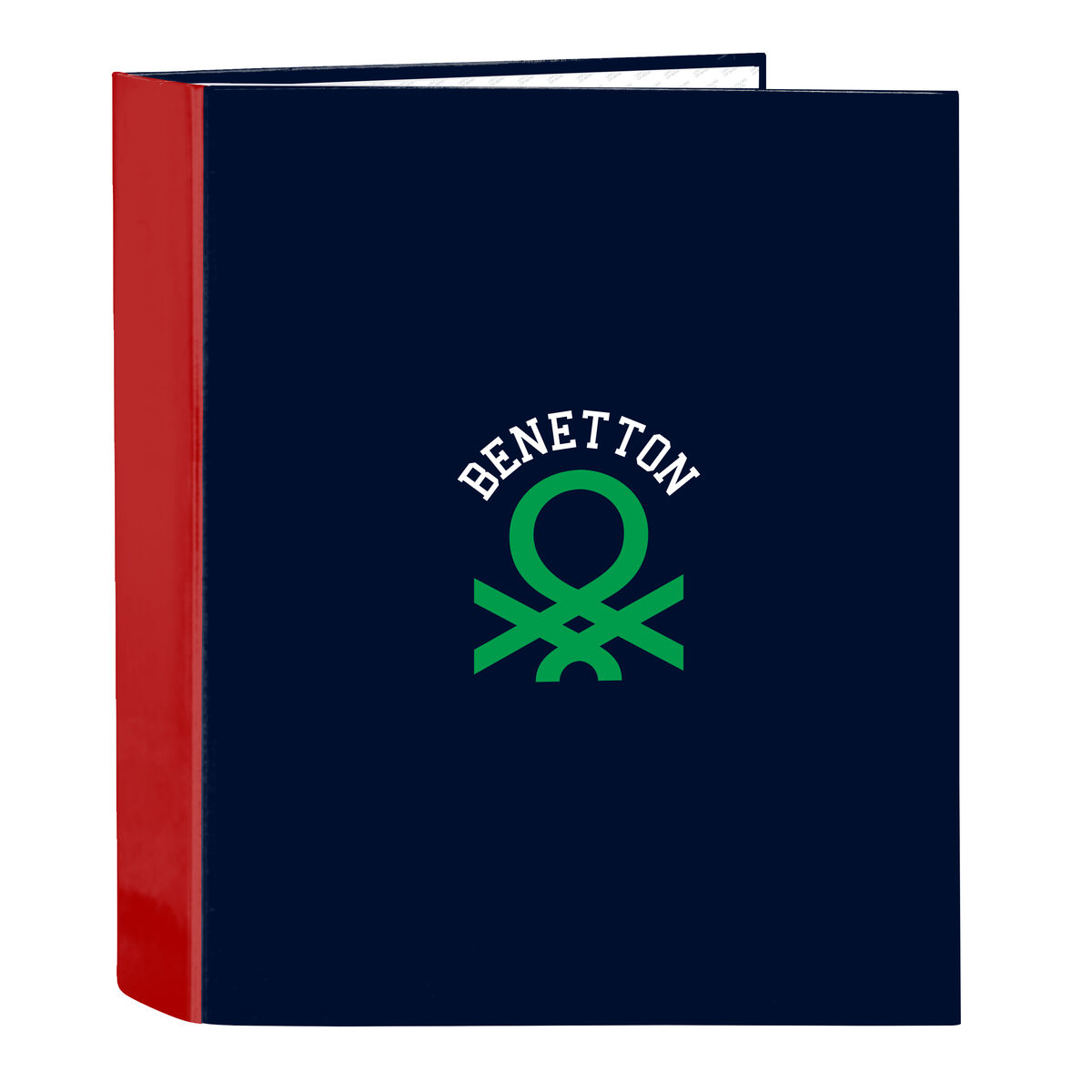 Ring binder Benetton Together Navy Blue A4 27 x 33 x 6 cm Ring binder Benetton Together Navy Blue A4 27 x 33 x 6 cm