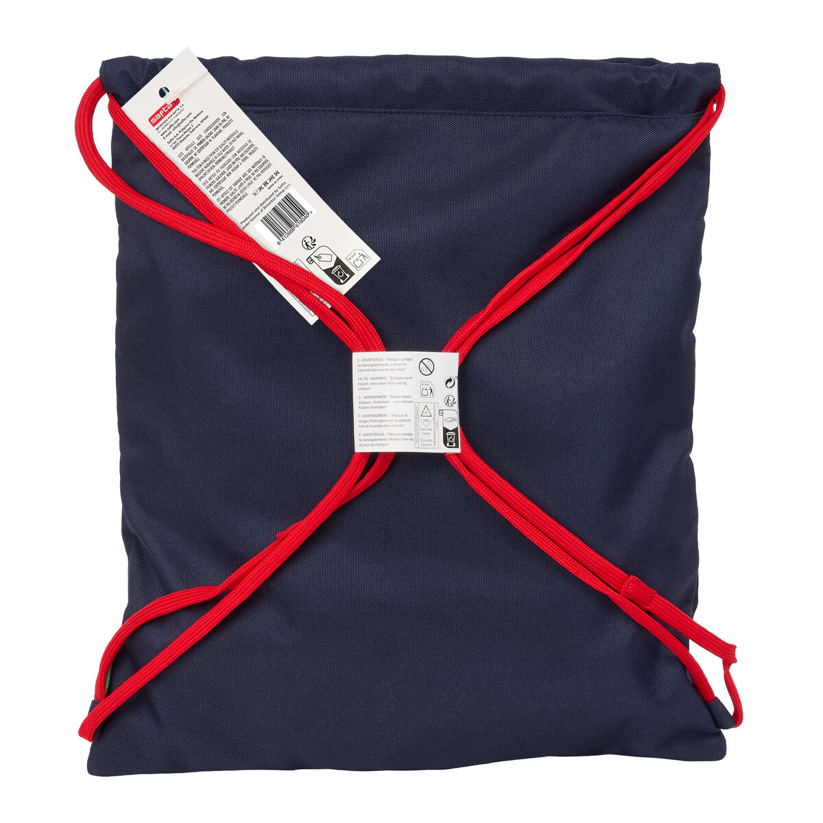 Backpack with Strings Benetton Together Navy Blue 35 x 40 x 1 cm