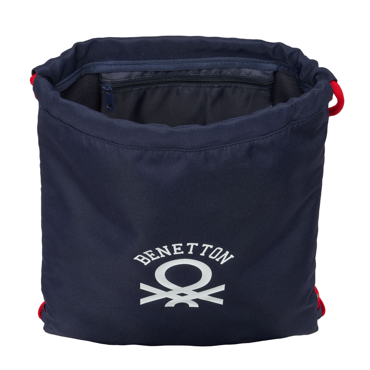 Backpack with Strings Benetton Together Navy Blue 35 x 40 x 1 cm