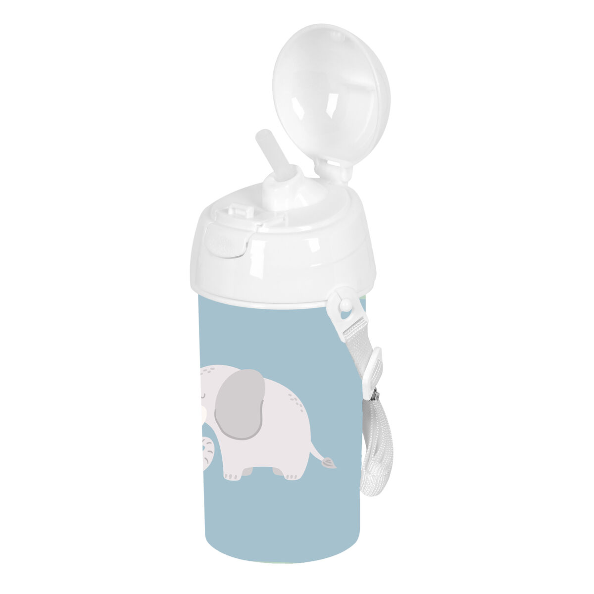 Water bottle Safta Elefante Blue PVC 500 ml
