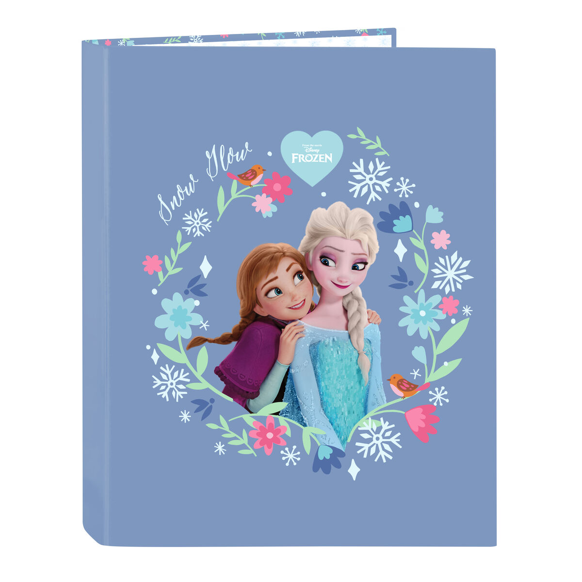 Ring binder Frozen Blue A4 26.5 x 33 x 4 cm