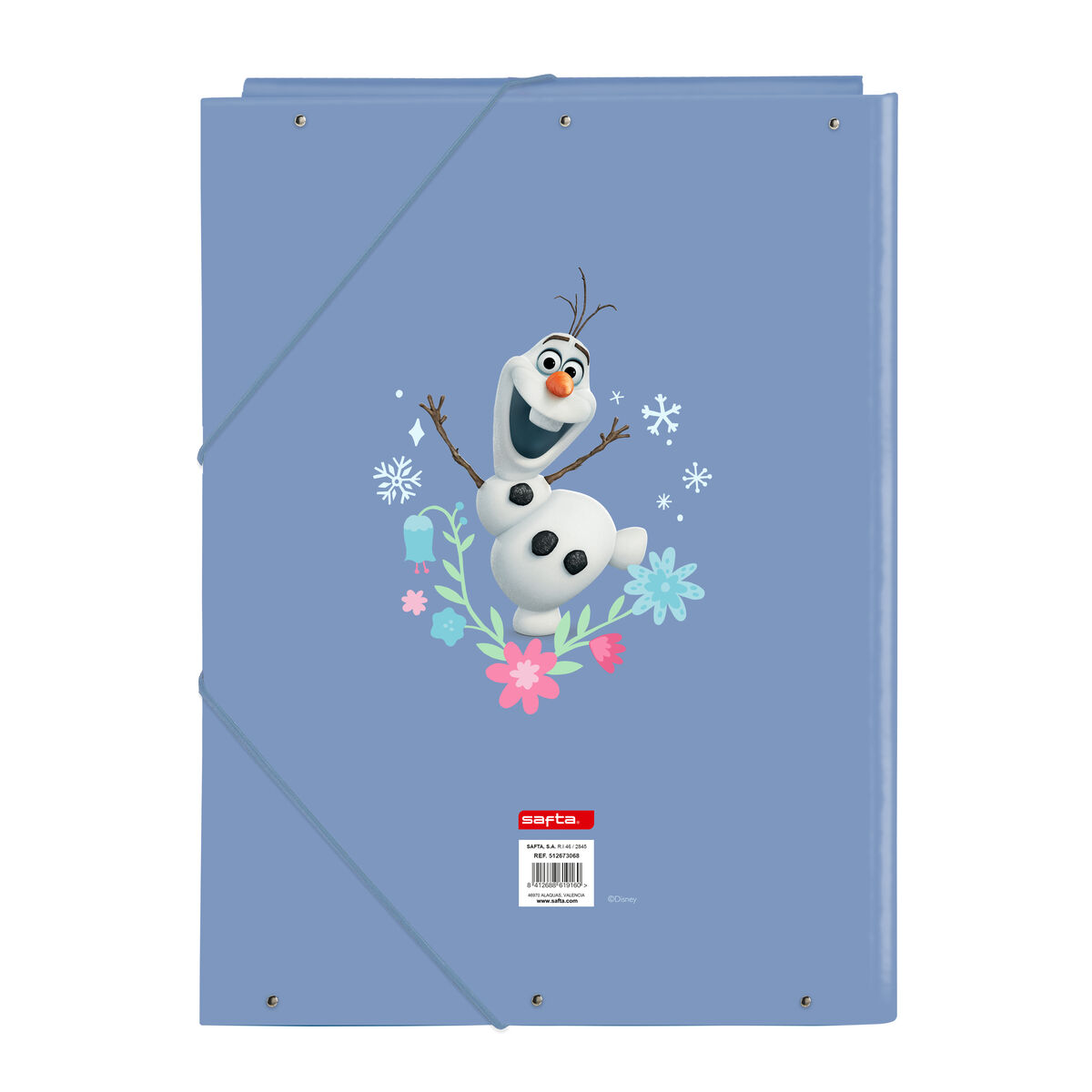 Ring binder Frozen Blue A4 26 x 33.5 x 2.5 cm