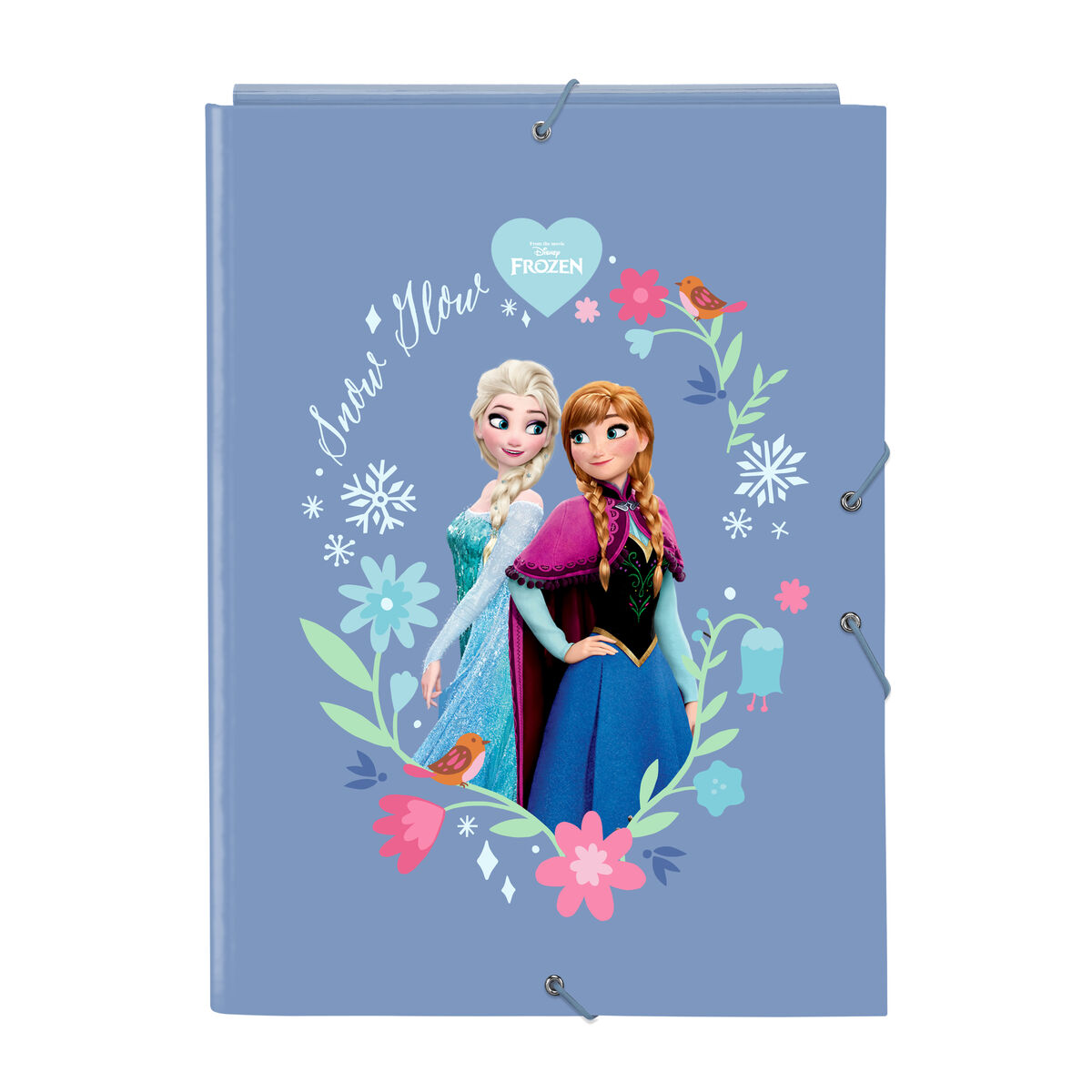 Ring binder Frozen Blue A4 26 x 33.5 x 2.5 cm
