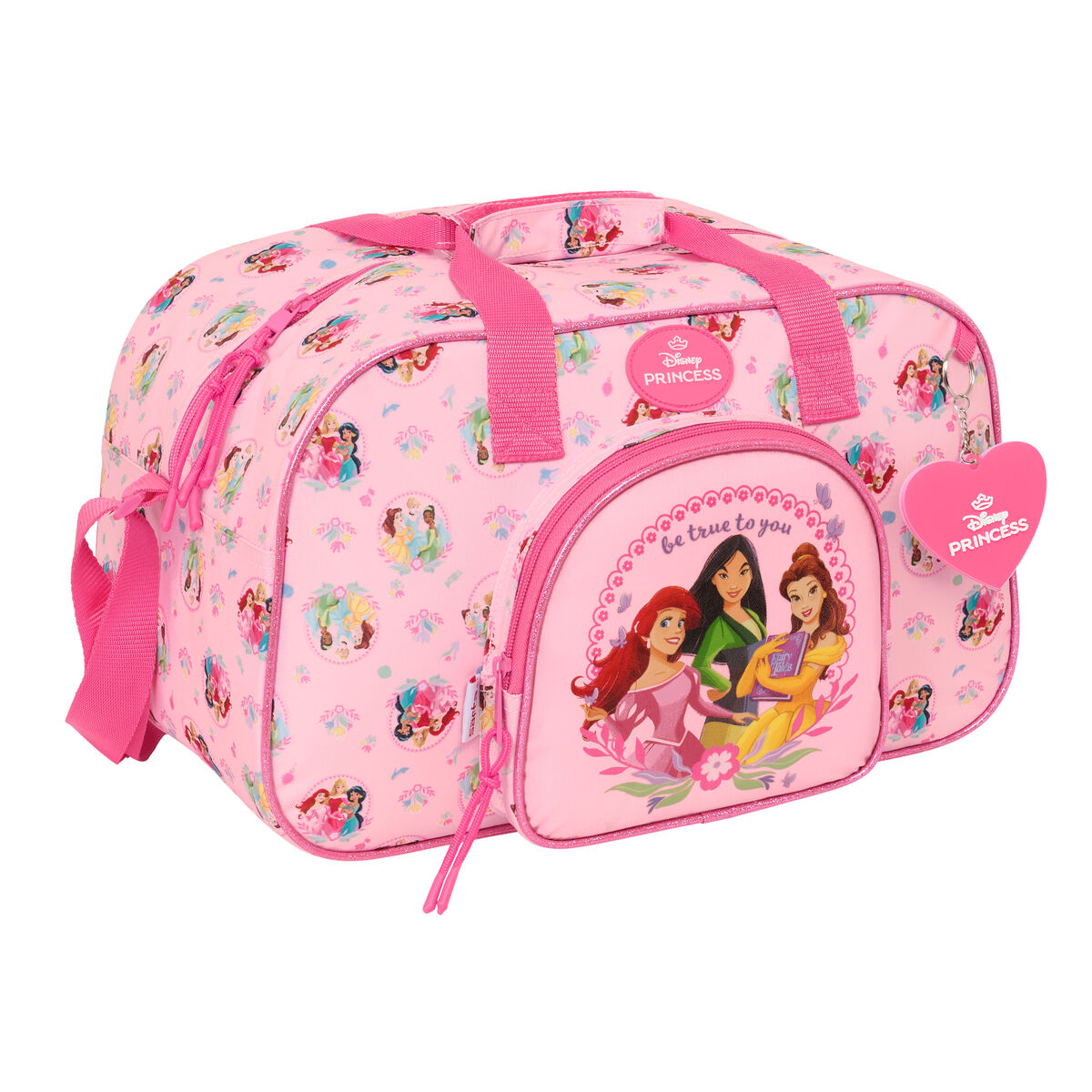 Sports bag Disney Princess Pink 40 x 24 x 23 cm Sports bag Disney Princess Pink 40 x 24 x 23 cm