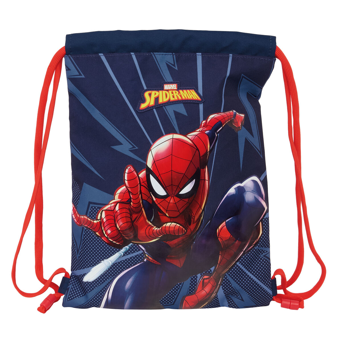 Rugtas met Koordjes Spider-Man Blauw 26 x 34 x 1 cm