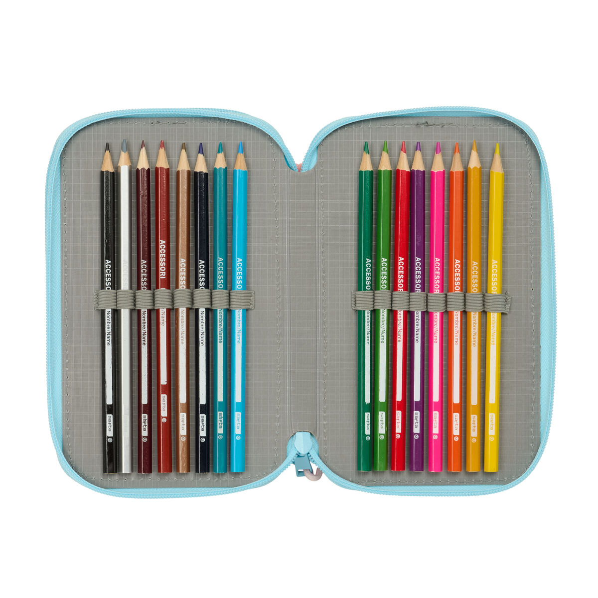 Holdall Lilo & Stitch Ohana Blue 12,5 x 19,5 x 5,5 cm 37 Pieces