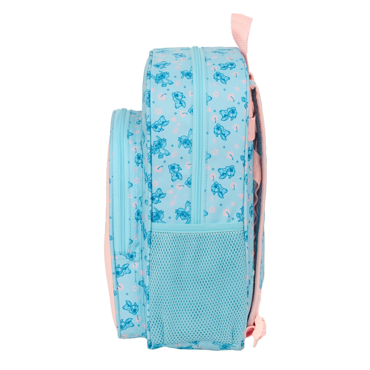 School Bag Lilo & Stitch Ohana Light Blue Light Pink 26 x 34 x 11 cm