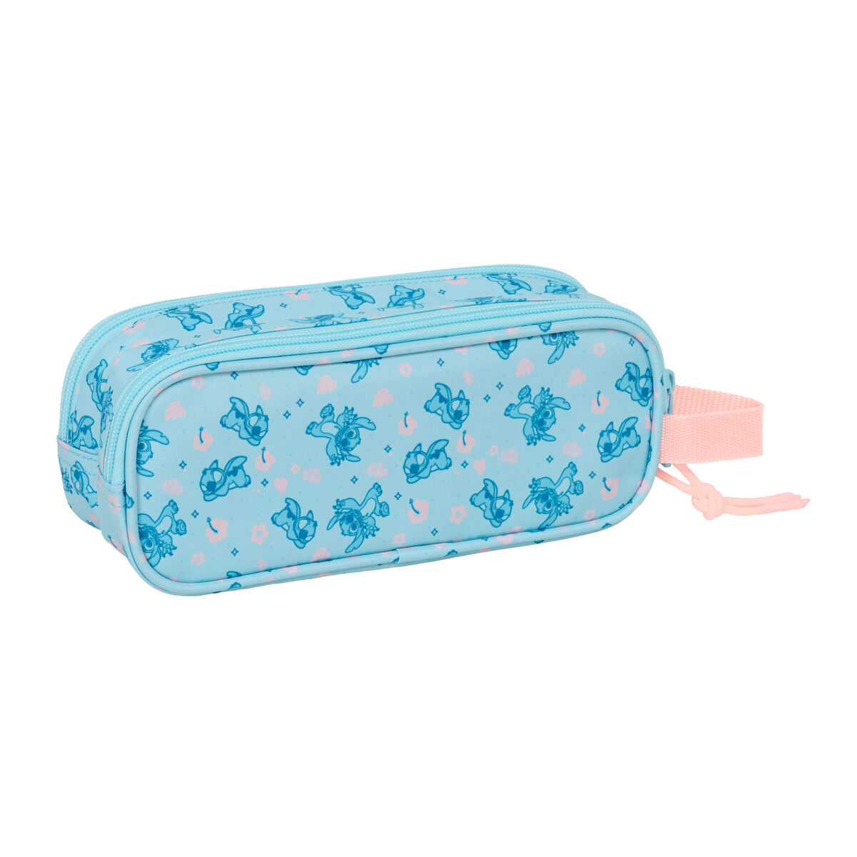 Holdall Lilo & Stitch Ohana Light Blue Light Pink 21 x 8 x 6 cm