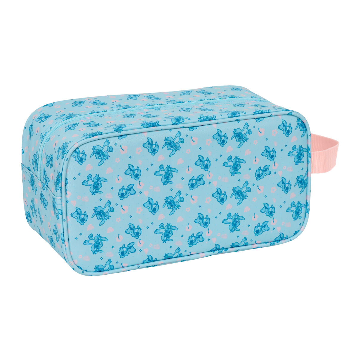 Holdall Lilo & Stitch Ohana Light Blue Light Pink 29 x 15 x 14 cm