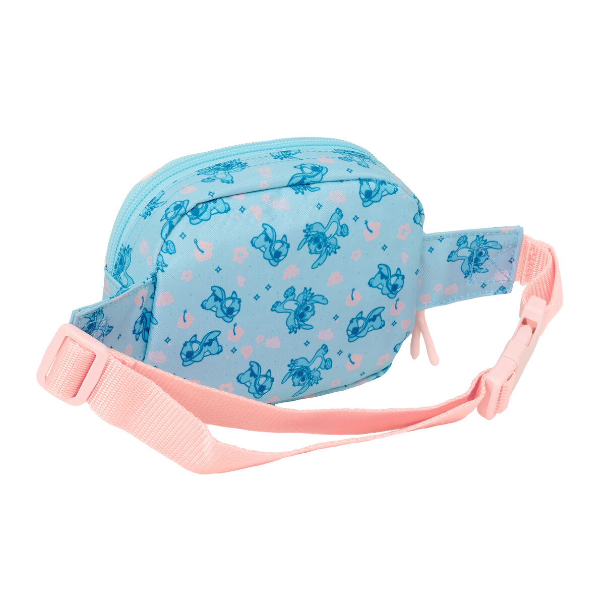 Belt Pouch Lilo & Stitch Ohana Light Blue 14 x 11 x 4 cm