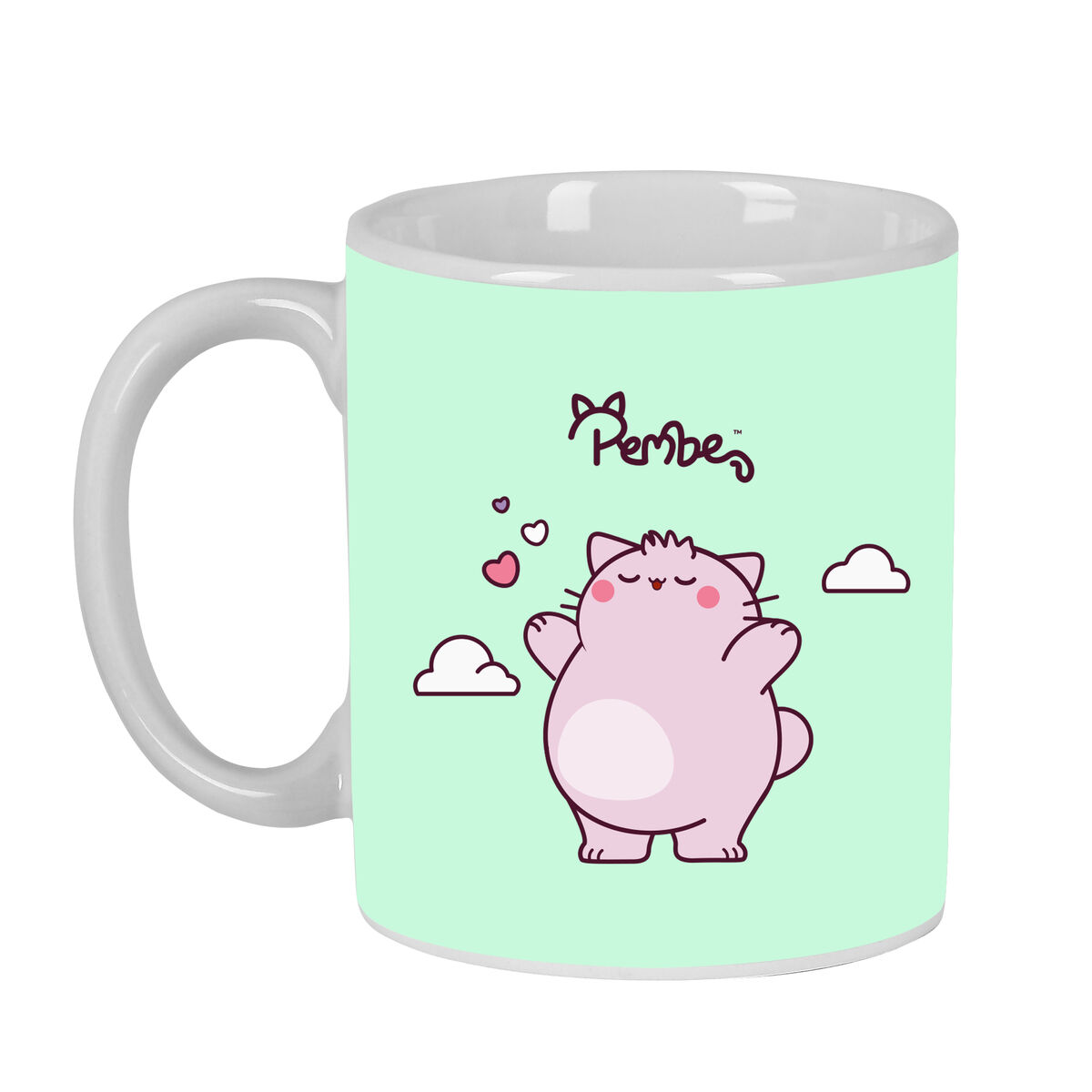 Mug Pembe The pink cat Multicolour 350 ml Mug Pembe The pink cat Multicolour 350 ml