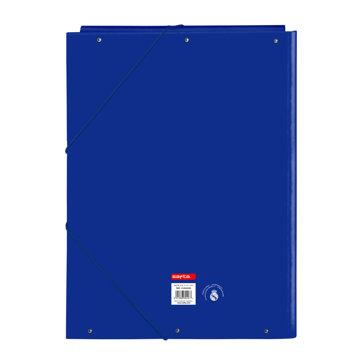 Ring binder Real Madrid C.F. Blue A4 26 x 33.5 x 2.5 cm