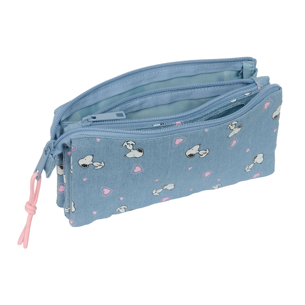 Holdall Snoopy Denim 22 x 12 x 3 cm