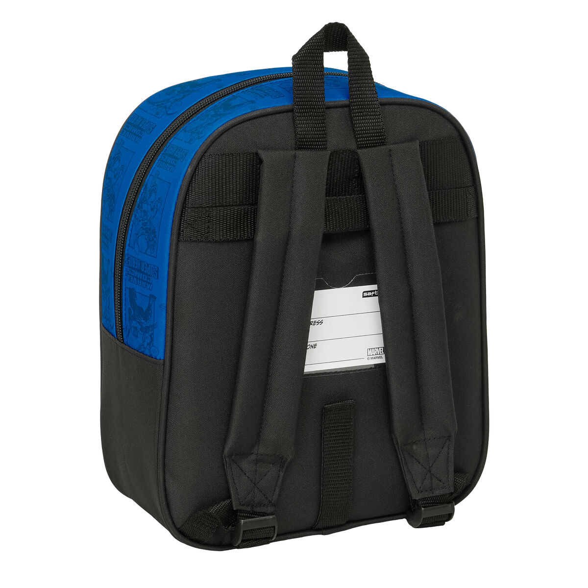 Schoolrugzak The Avengers Blauw Zwart 22 x 27 x 10 cm