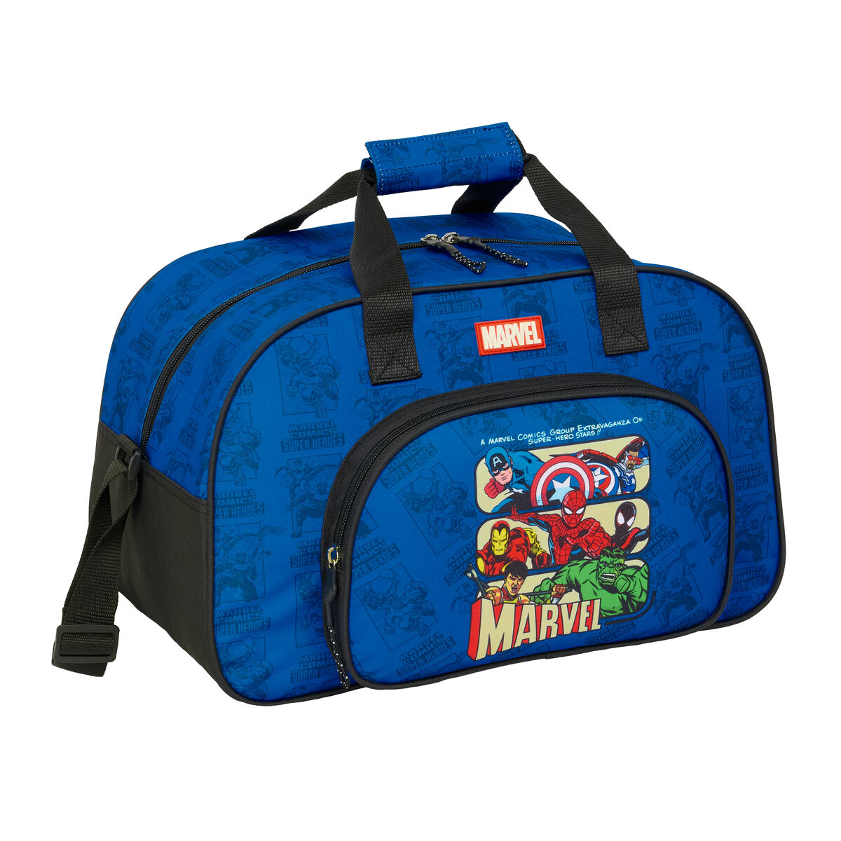 Sports bag The Avengers Blue Black 40 x 24 x 23 cm Sports bag The Avengers Blue Black 40 x 24 x 23 cm