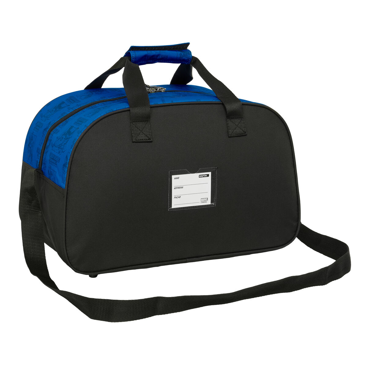 Sports bag The Avengers Blue Black 40 x 24 x 23 cm