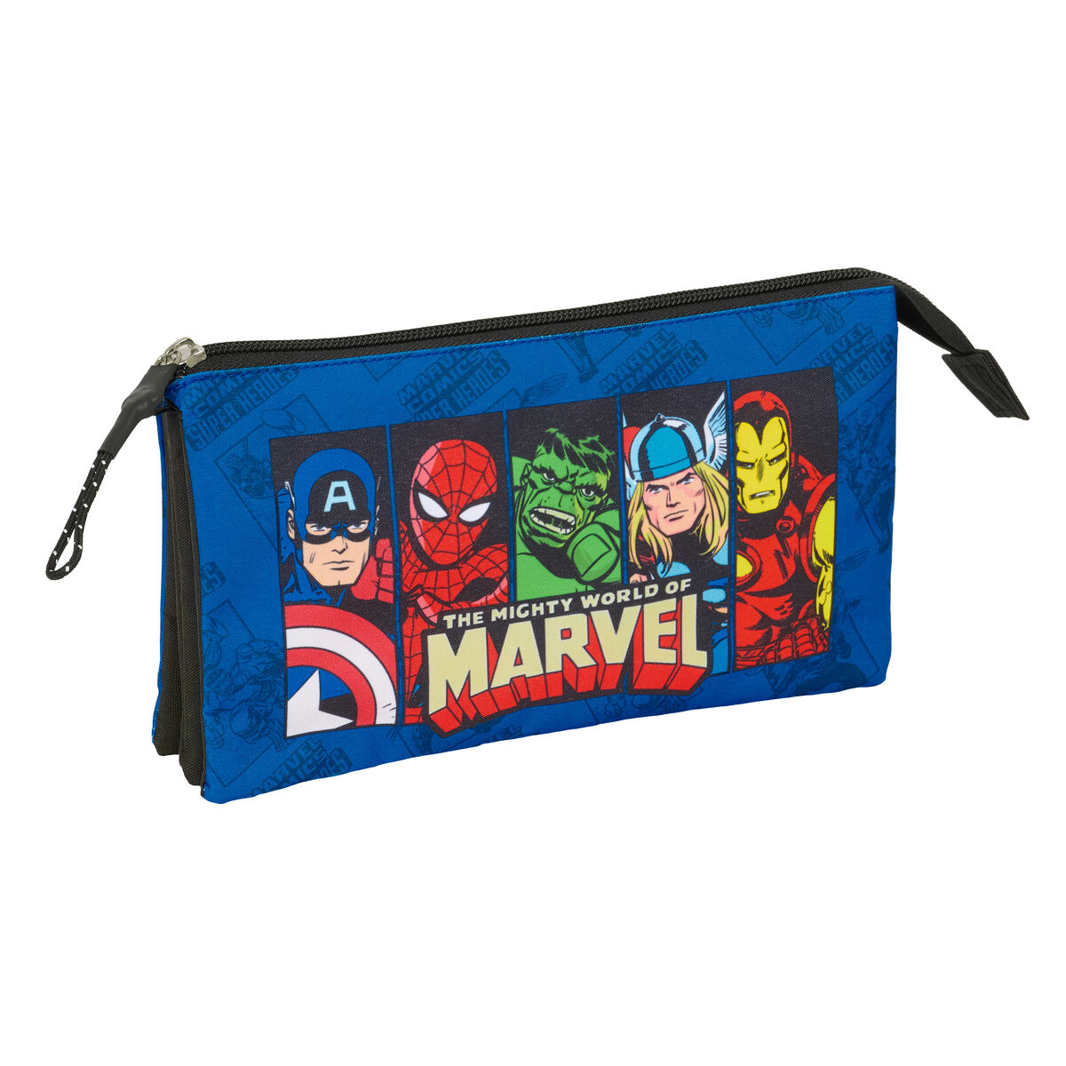 Alleshouder The Avengers Blauw Zwart 22 x 12 x 3 cm