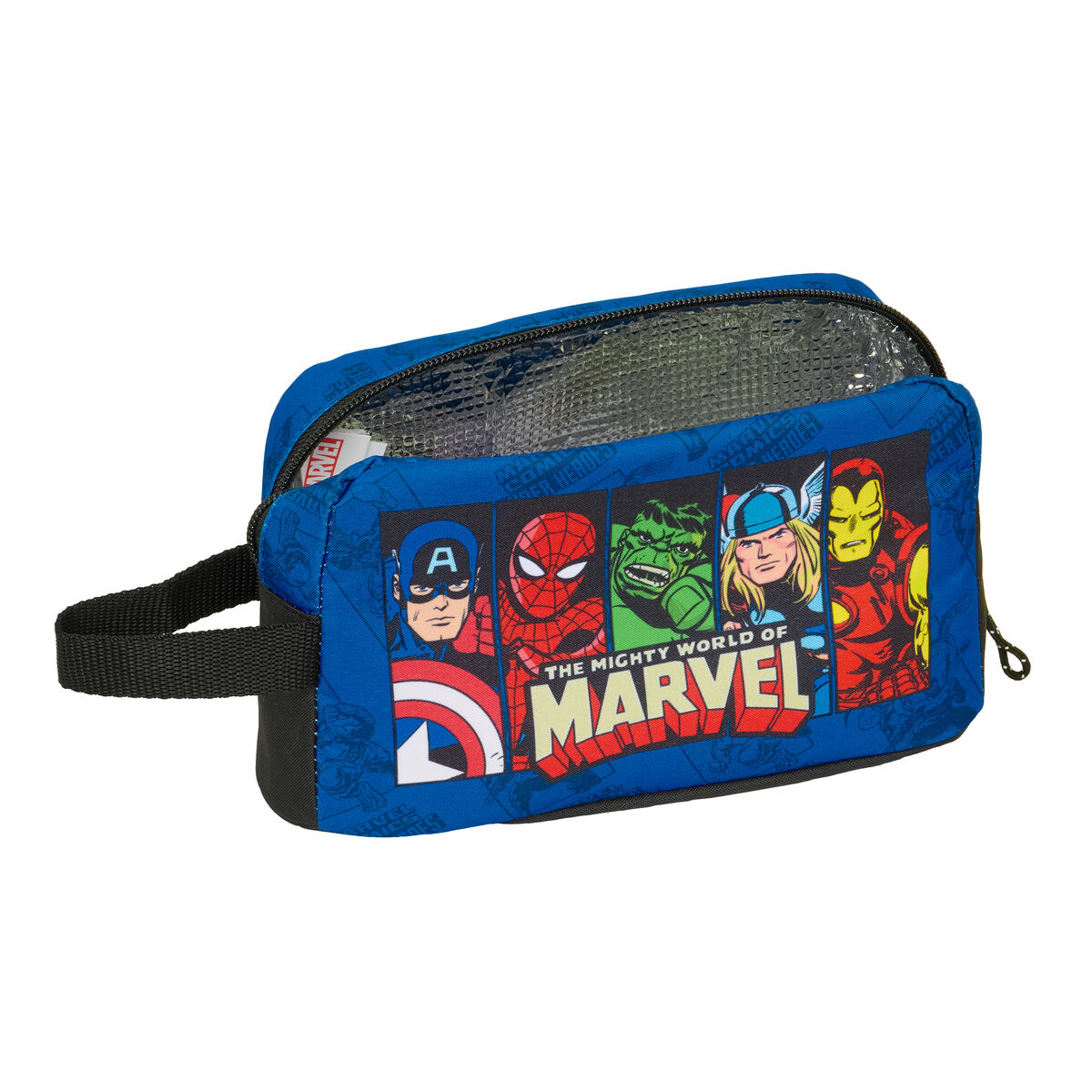 Thermische Snacktas The Avengers Blauw Zwart 21,5 x 12 x 6,5 cm