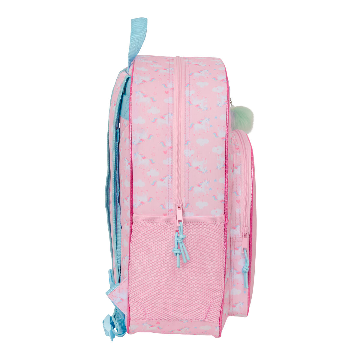 Schoolrugzak Glow Lab Roze 33 x 42 x 14 cm
