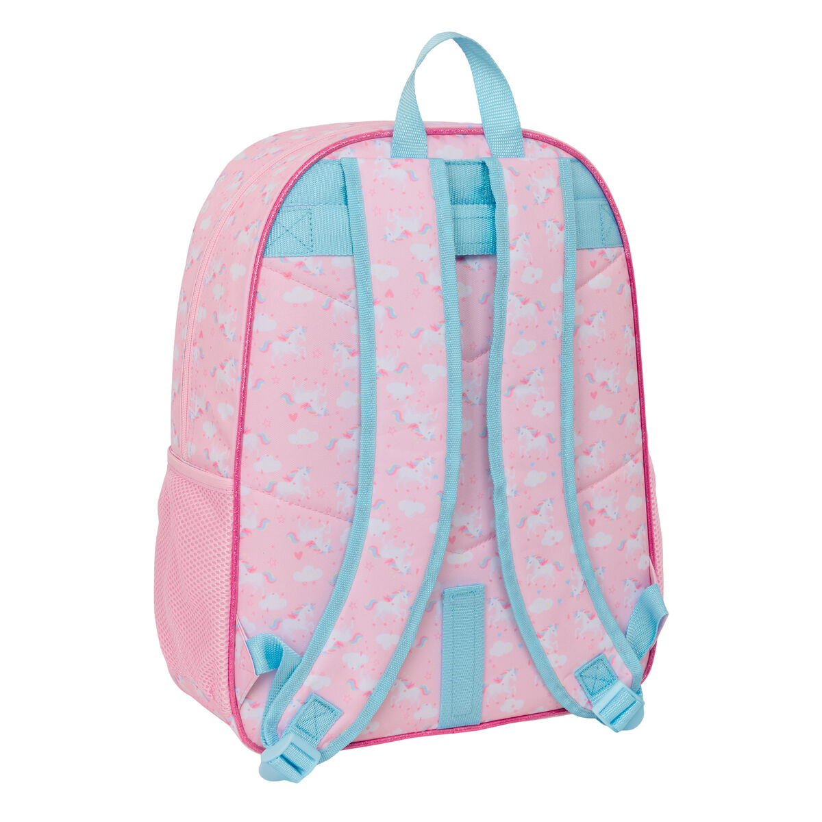 Schoolrugzak Glow Lab Roze 33 x 42 x 14 cm